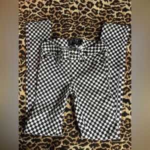 Black and White Checkered Tripp nyc pants